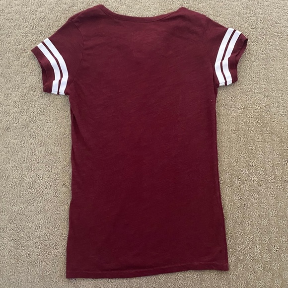 Girl’s Burgundy Graphic T-Shirt - Picture 3 of 4